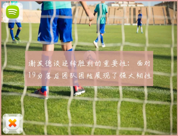 谢泼德谈逆转胜利的重要性：面对19分落后团队团结展现了强大韧性